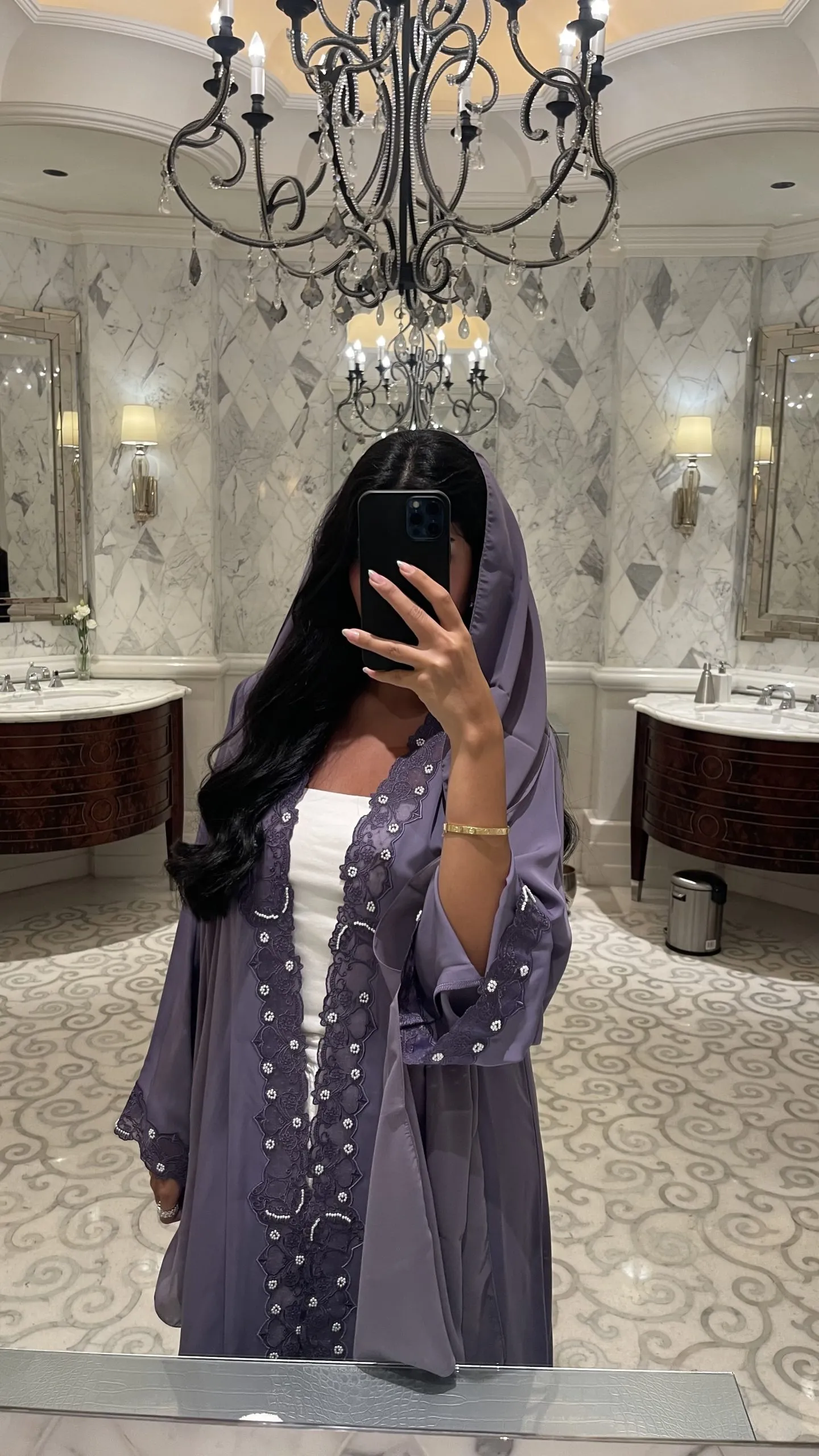 Ora purple abaya - Image 4