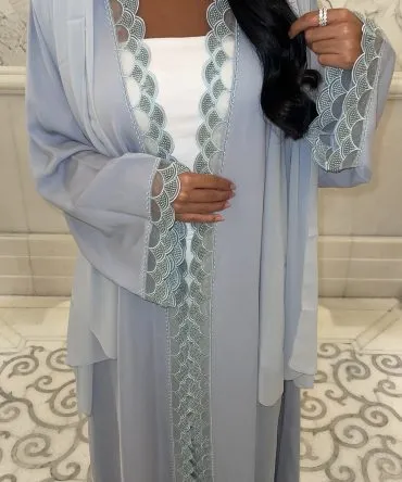 Pastel Shells Abaya