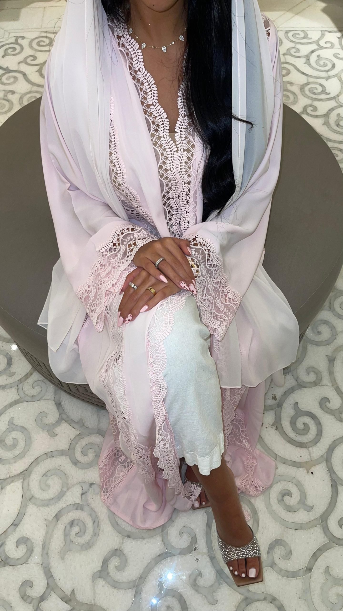Cherry Blossom Abaya - Image 2