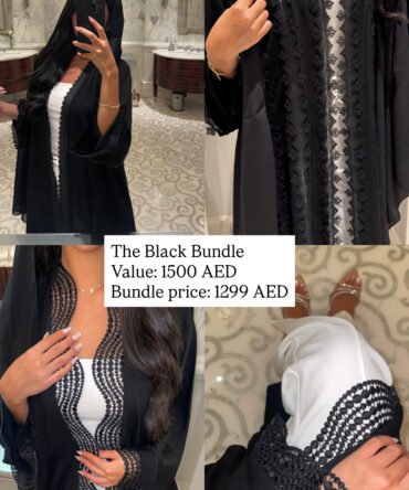 The black bundle (3 Abayas)