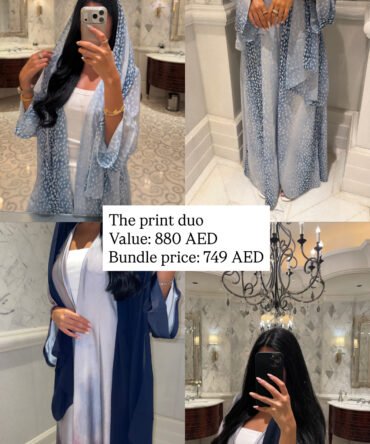 The print duo (2 Abayas)