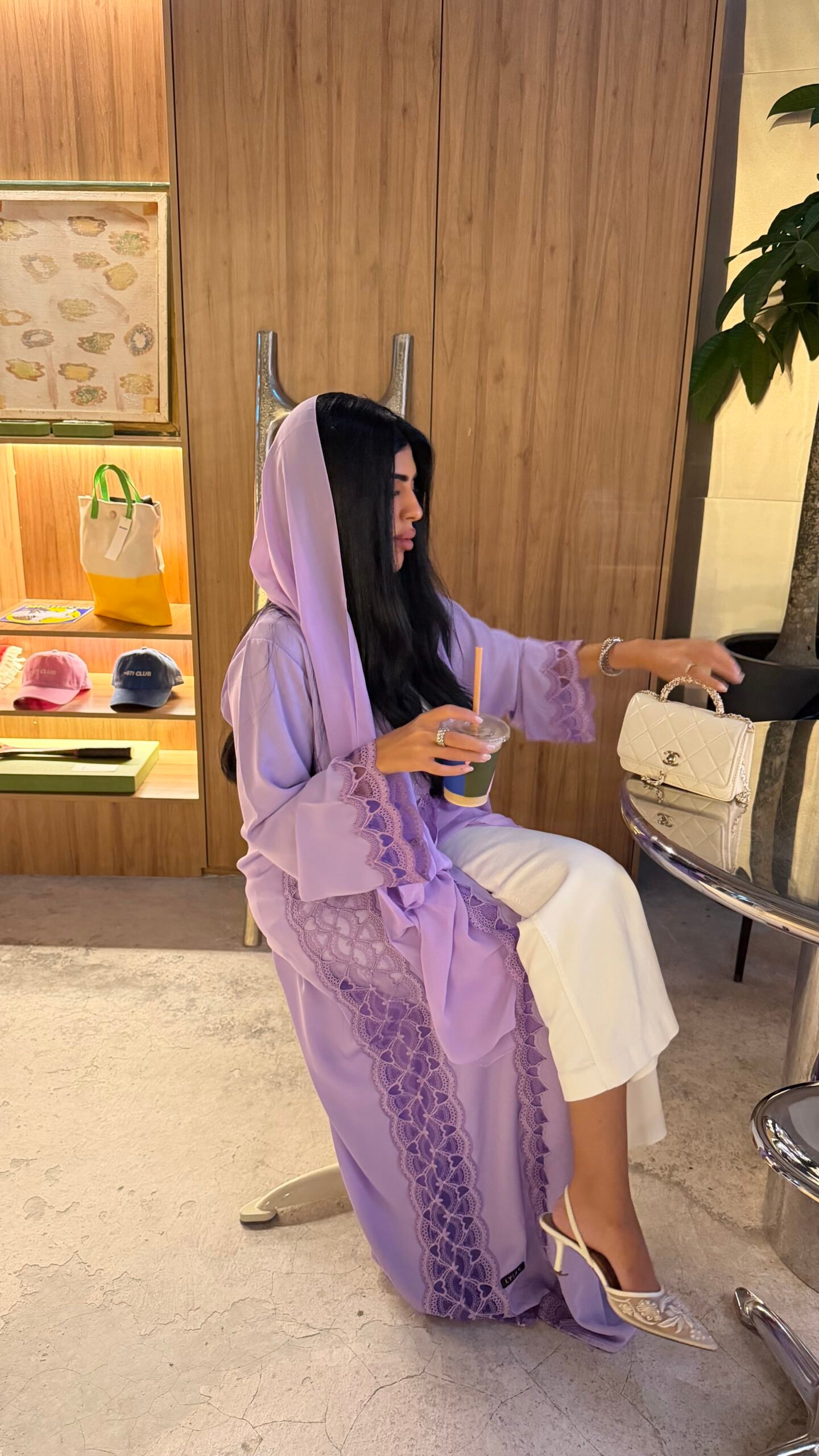Lilac Cupid Abaya - Image 4