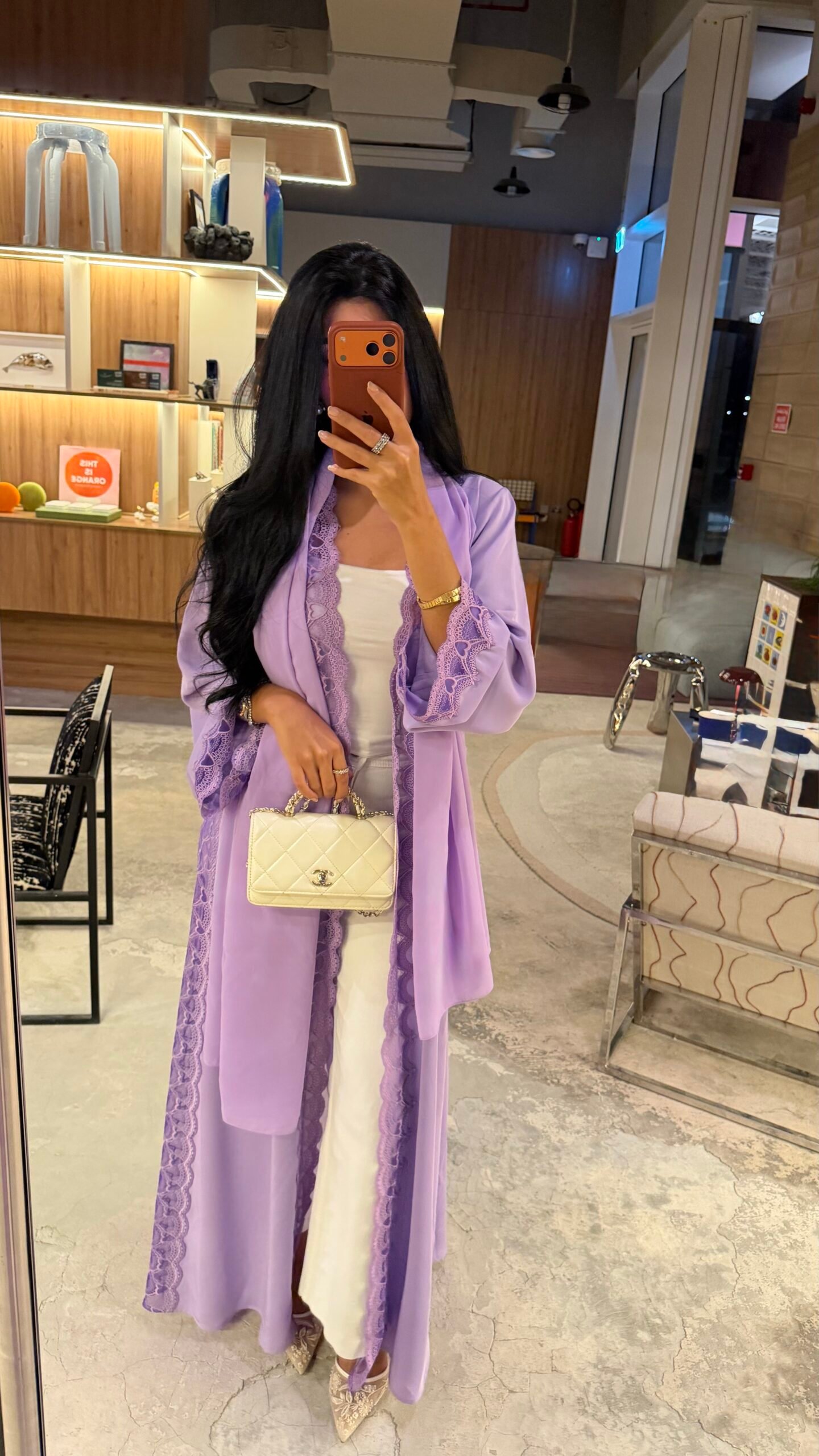 Lilac Cupid Abaya - Image 3