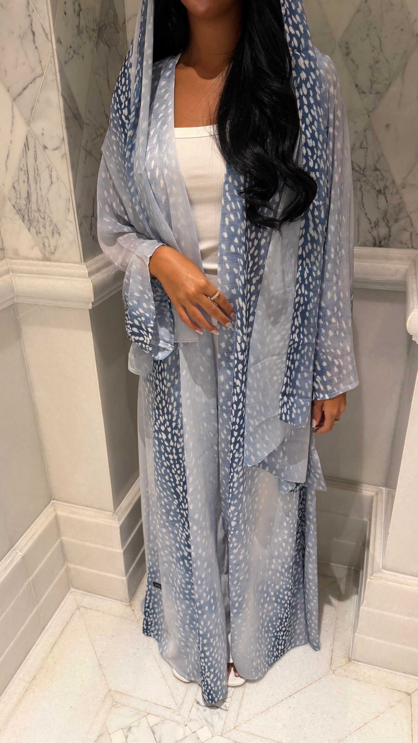 Blue Bambi Abaya
