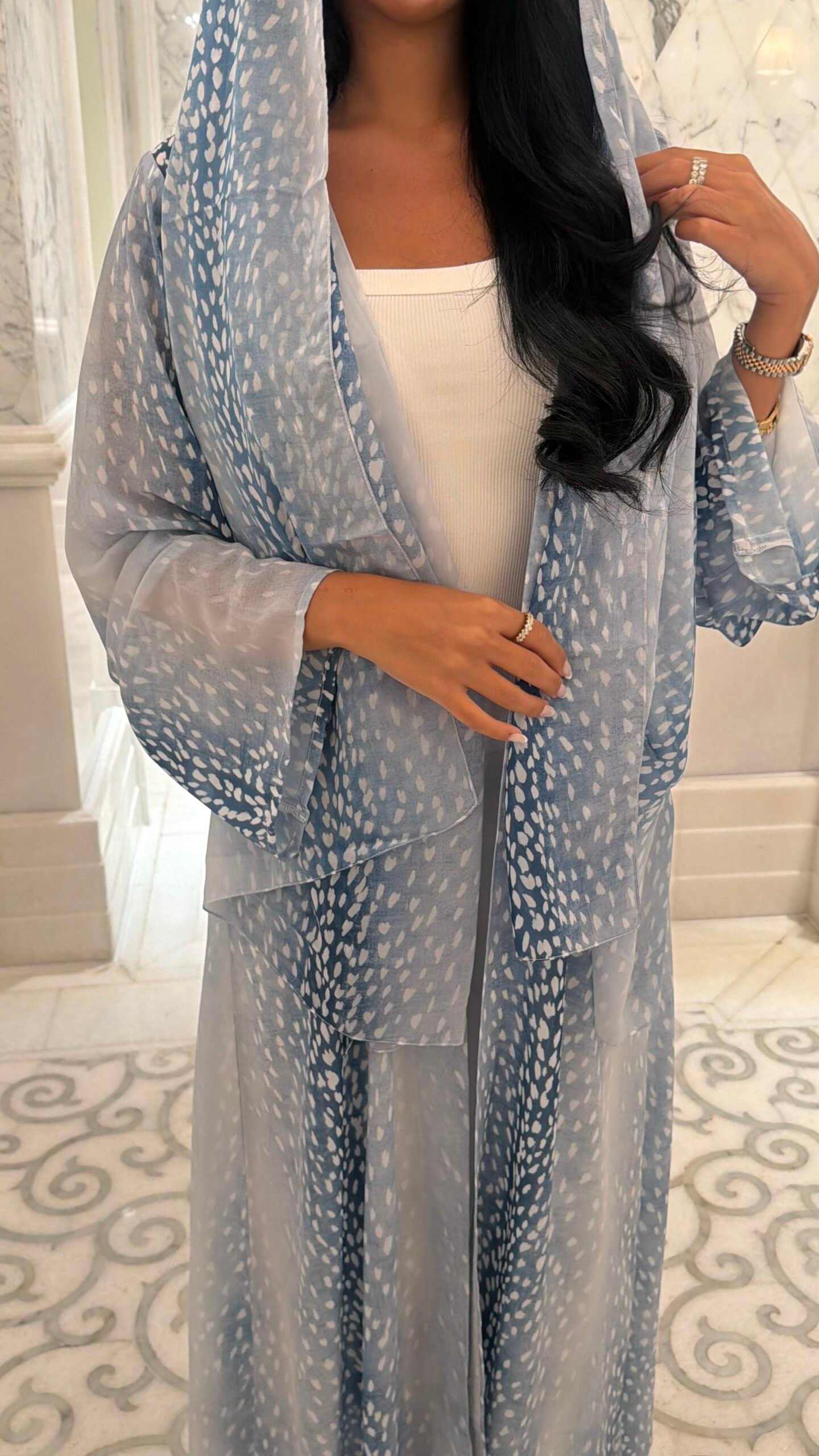 Blue Bambi Abaya - Image 4