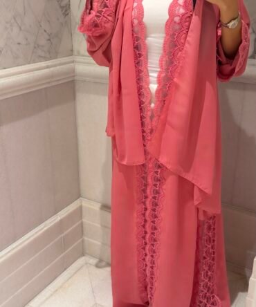 Hot Pink Cupid Abaya