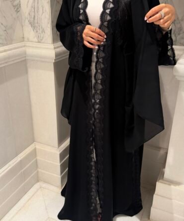 Black cupid abaya
